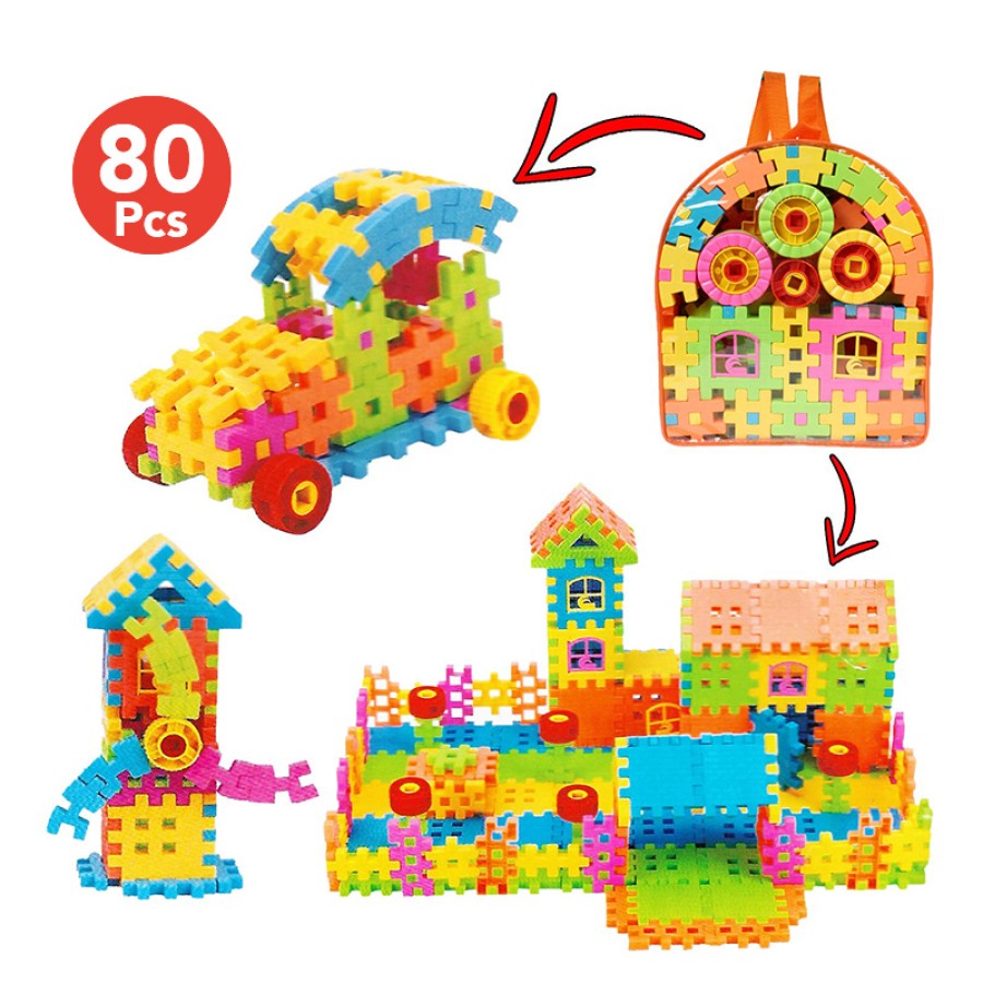 Building Blocks for Kids 80Pcs