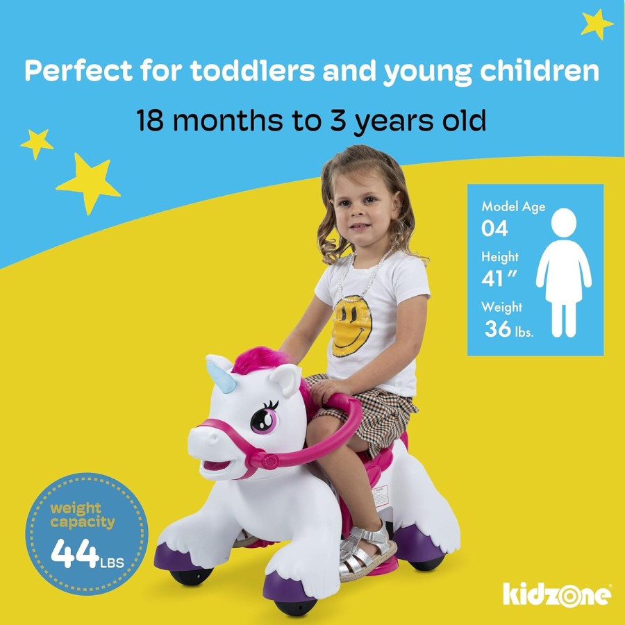  Unicorn Ride-On Horse Toy for Toddlers (13445)
