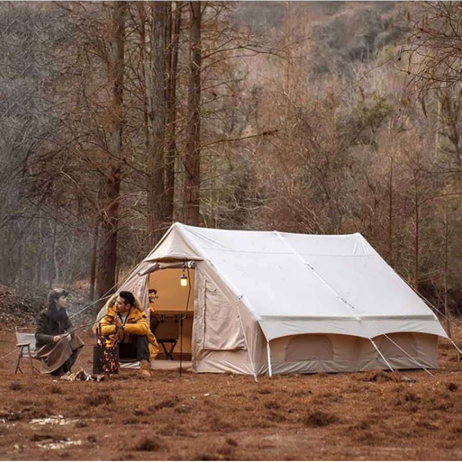 Large Inflatable Camping Tent with Full Kit | 10–15 Person Tent (400×300×200cm)