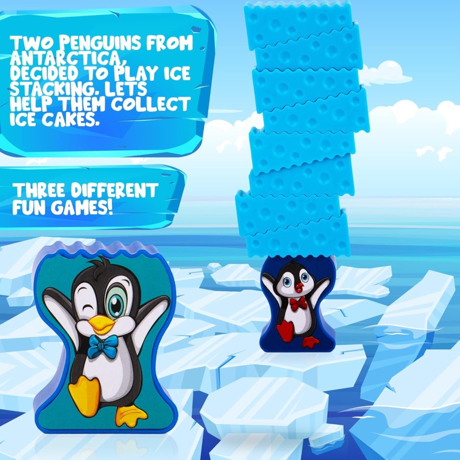 Penguin Ice Stacking Game