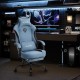 Sitmod Ergonomic Gaming Chair with Footrest - Blue Sitmod Ergonomic Gaming Chair with Footrest - Blue