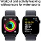 Apple Watch Series 10 GPS 42mm Jet Black Aluminium Case with Ink Sport Loop