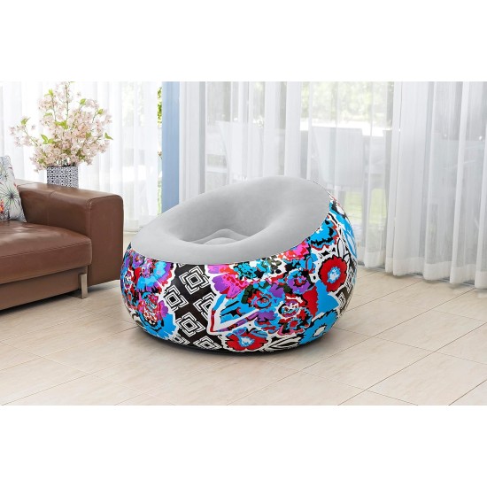 Bestway Inflate-A-Chair Floral Air Chair