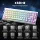 ATTACK SHARK X68 HE Rapid Trigger Mechanical Keyboard - White ATTACK SHARK X68 HE Rapid Trigger Mechanical Keyboard - White