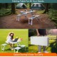 Folding All-in-One Aluminium Table & Chair ( For 4 Person)