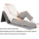 Prayer Rug Mat with Back Sitter Support - Light Grey