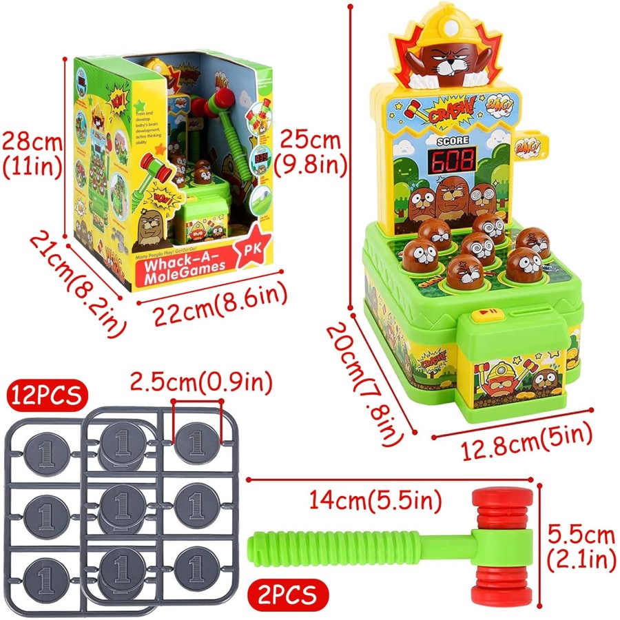 Music Knocking Mini Arcade Toy with 2 Hammer Music Knocking Mini Arcade Toy with 2 Hammer