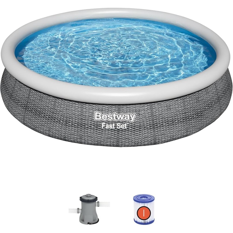 Bestway Inflatable Pool Set - 57313 (457x84cm) Bestway Inflatable Pool Set - 57313 (457x84cm)