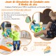 COSTWAY Kids Driving Simulator with Stool COSTWAY Kids Driving Simulator with Stool