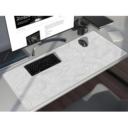Max Pad Non-Slip Gaming Mouse Pad - White Tapo - XXL