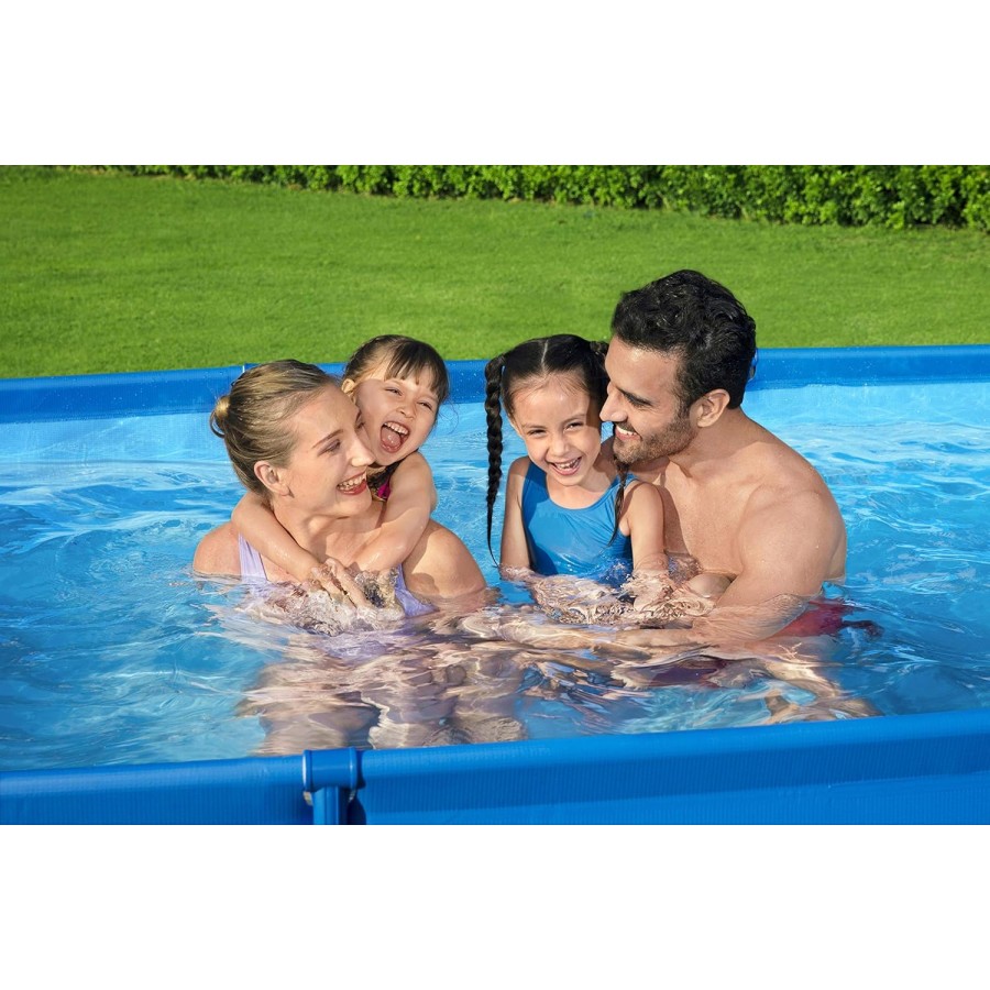 Bestway Steel Pro Rectangular Pool - 56404 (300X201X66CM) Bestway Steel Pro Rectangular Pool - 56404 (300X201X66CM)