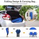 Portable Folding Picnic Double Chair W/Umbrella