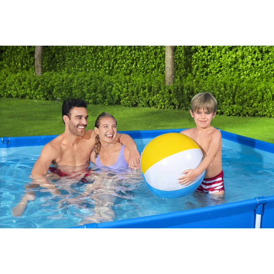 Bestway Steel Pro Rectangular Pool - 56404 (300X201X66CM) Bestway Steel Pro Rectangular Pool - 56404 (300X201X66CM)