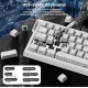 ATTACK SHARK X68 HE Rapid Trigger Mechanical Keyboard - White