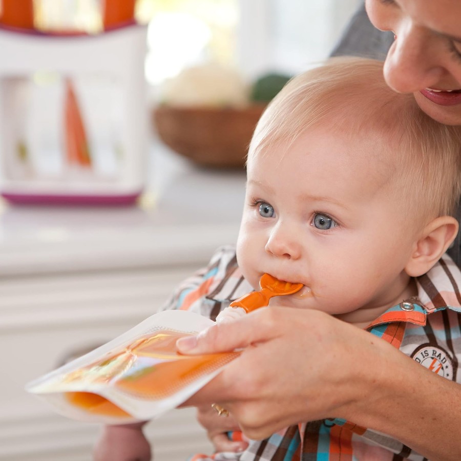 2Pcs Baby Food Dispenser Spoon 2Pcs Baby Food Dispenser Spoon
