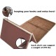 Prayer Rug Mat with Back Sitter Support - Brown