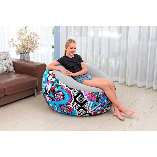 Bestway Inflate-A-Chair Floral Air Chair