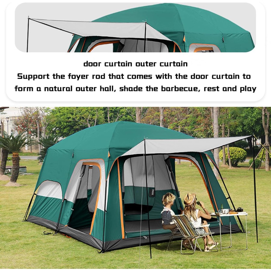 Large Outdoor Camping Tent 5-8 Person (430x305x205cm)