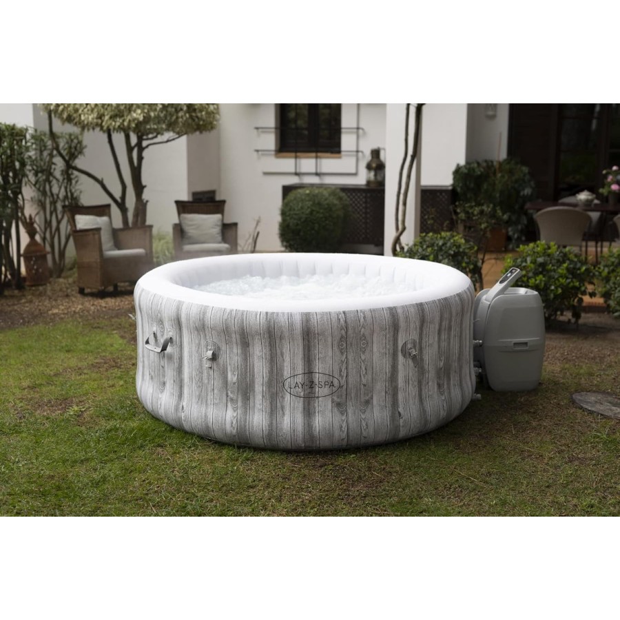 Bestway Lay-Z-Spa Fiji AirJet 4 White Wood Bestway Lay-Z-Spa Fiji AirJet 4 White Wood