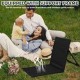 Backrest Foldable Lounge Chair - Black