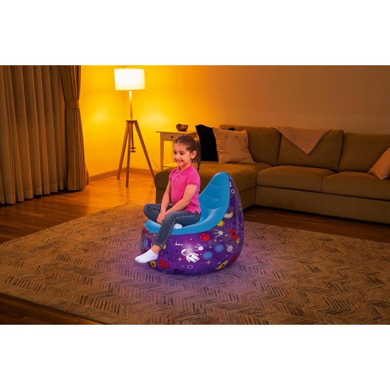 Bestway Astro Glow LED Kids Inflatable Air Chair