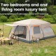 Large Outdoor Camping Tent 8-10 Person (240x240x155cm)