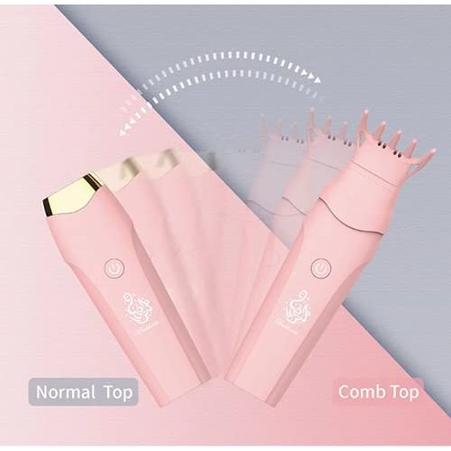 Electric Bakhoor Incense Burner With Comb USB Rechargeable - Pink