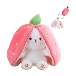 Strawberry Rabbit Plush Toy 25x30cm Strawberry Rabbit Plush Toy 25x30cm