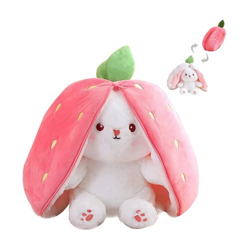 Strawberry Rabbit Plush Toy