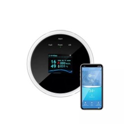 Smart Gas Leak Detector with Temperature Sensor Smart Gas Leak Detector with Temperature Sensor