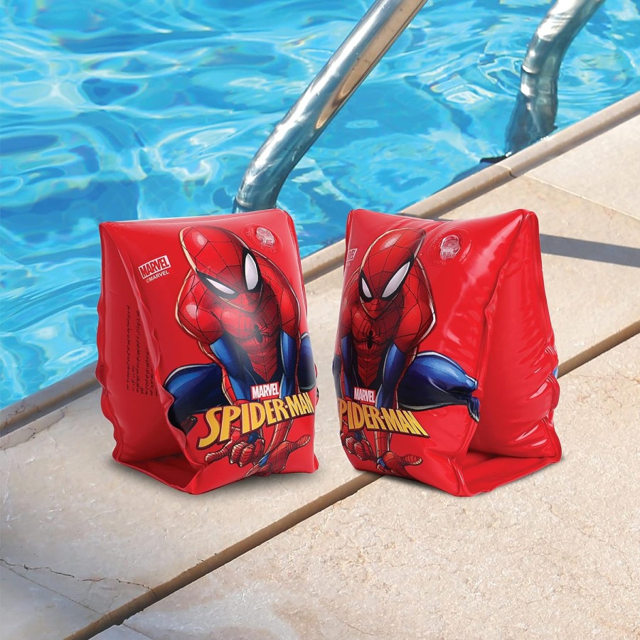 Bestway Spiderman Inflatable Swimming Armband - 98001 Bestway Spiderman Inflatable Swimming Armband - 98001