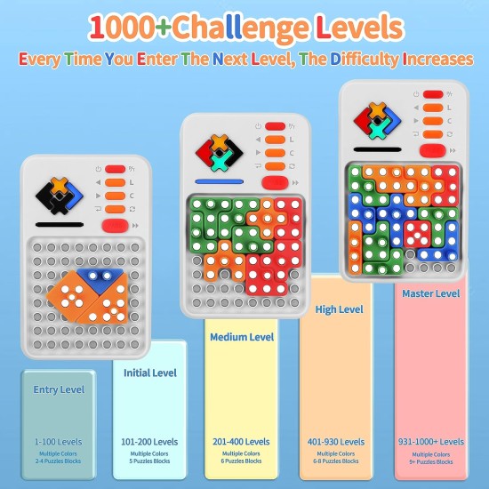 Super Bloks Style Matching Puzzle Games, 1000+ Challenges