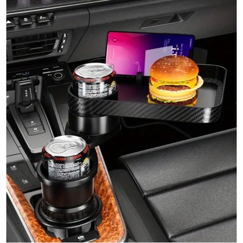 Car Cup Holder Tray, Car Cup Holder Tray Adjustable Car Tray Table