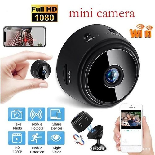 Mini A9 Camera, HD 1080p, Wireless Wifi, Security Night Vision