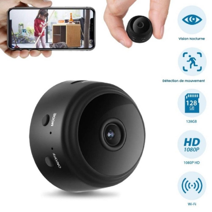 Mini A9 Camera, HD 1080p, Wireless Wifi, Security Night Vision