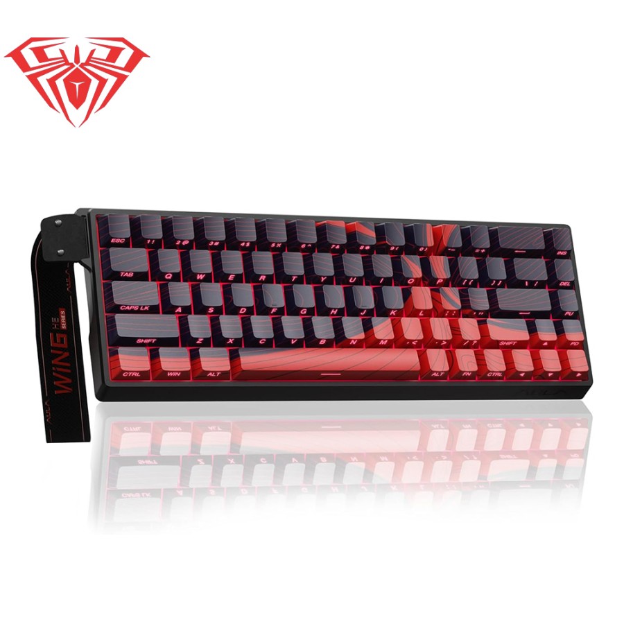 AULA WIN60HE Magnetic Switch Keyboard - Black & Red AULA WIN60HE Magnetic Switch Keyboard - Black & Red