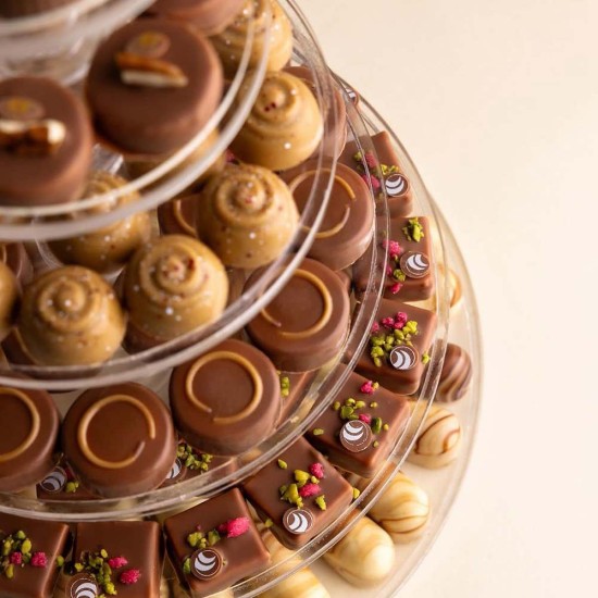  6 Tier Round Large Acrylic Cakes Chocolates Dessert Display Stand For Ramadan