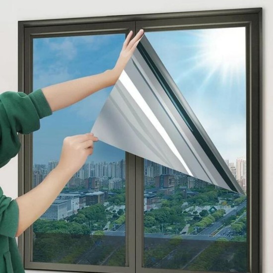 Adhesive Window Film with Heat and Sunlight Insulating 60*500 cm (50% Privacy)