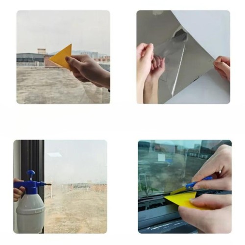 Adhesive Window Film with Heat and Sunlight Insulating 60*500 cm (50% Privacy)