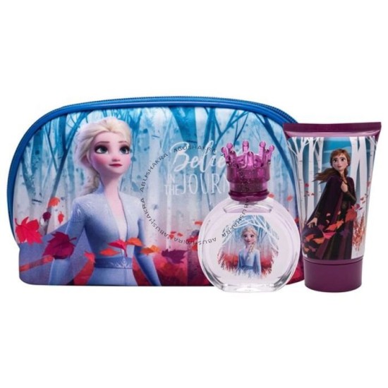 Air-Val Disney Frozen II EDT 50Ml + Shower Gel 100Ml + Bag Gift Set For Kids