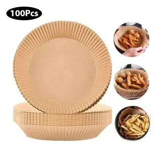 US Stock Air Fryer Disposable Paper Liner, 100 Pcs Baking