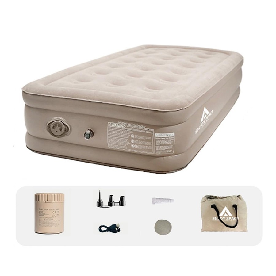 Inflatable Airbed Mattress with in Built Pump