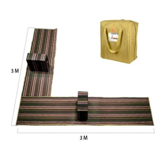 Al-Ayish sitting set with 2 cushions 3*3 oil L3*3M-CD