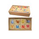 Wooden Alphabet Sorting Puzzle Set for Kids