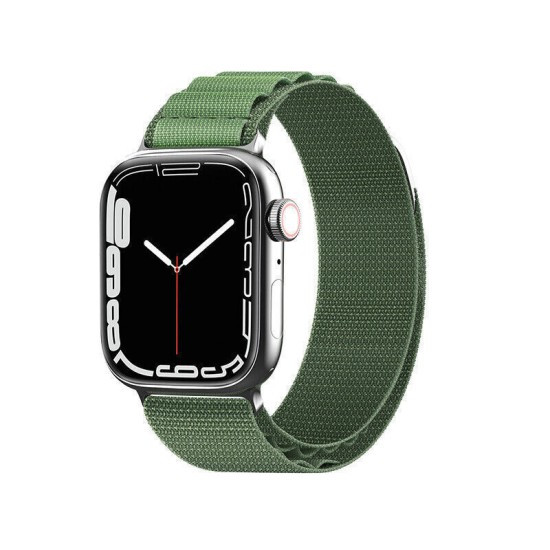 Alpine Loop Adjustable Watch Band For Apple Watch 42 to 49mm - Green