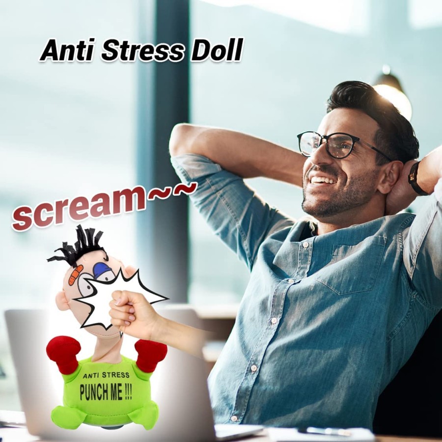 Anti Stress Punch Me Plush Toy