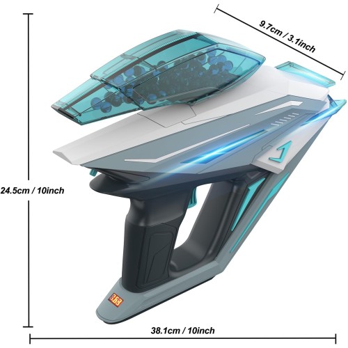 Apex Tracer Sci-Fi Gel Shooting Launcher Blaster Pistol