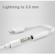 Apple Lightning to 3.5mm Headphone Jack Adapter Apple Lightning to 3.5mm Headphone Jack Adapter