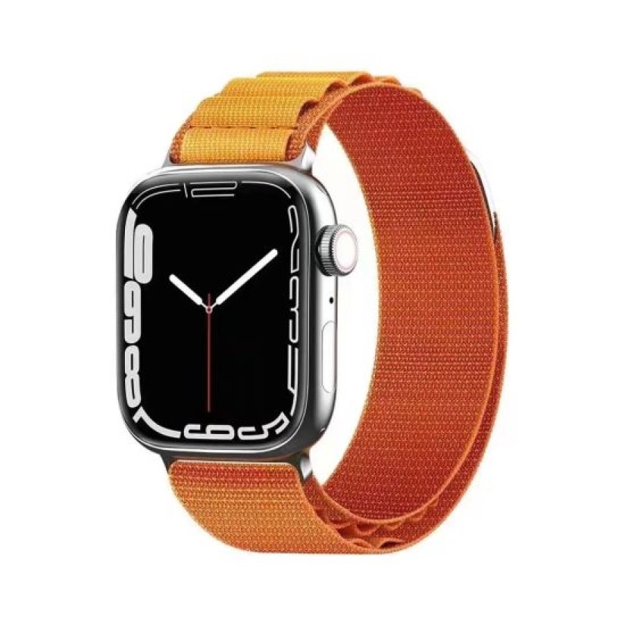 Alpine Loop Adjustable Watch Band For Apple watch 42 to 49mm - Orange