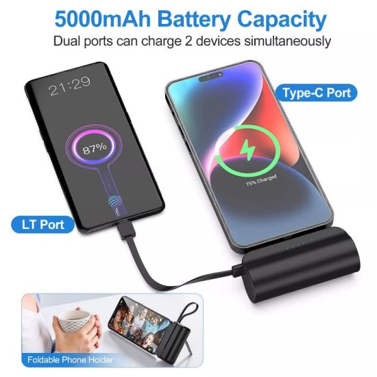 Aspor 5000mah Type-C Emergency Mini Power Bank A332